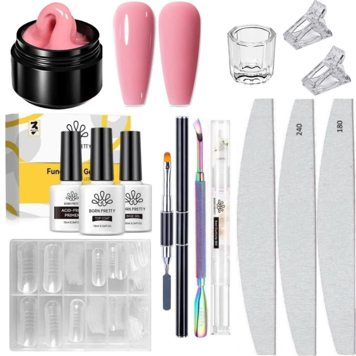 Born Pretty - Builder gel - Set