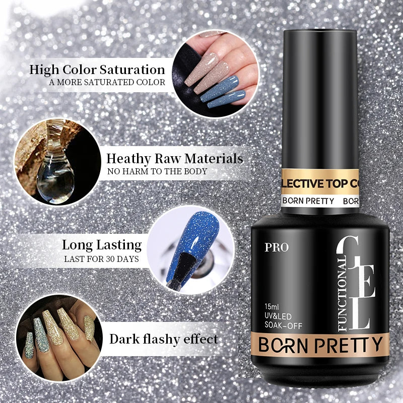 Born Pretty - Topcoat - Glitter