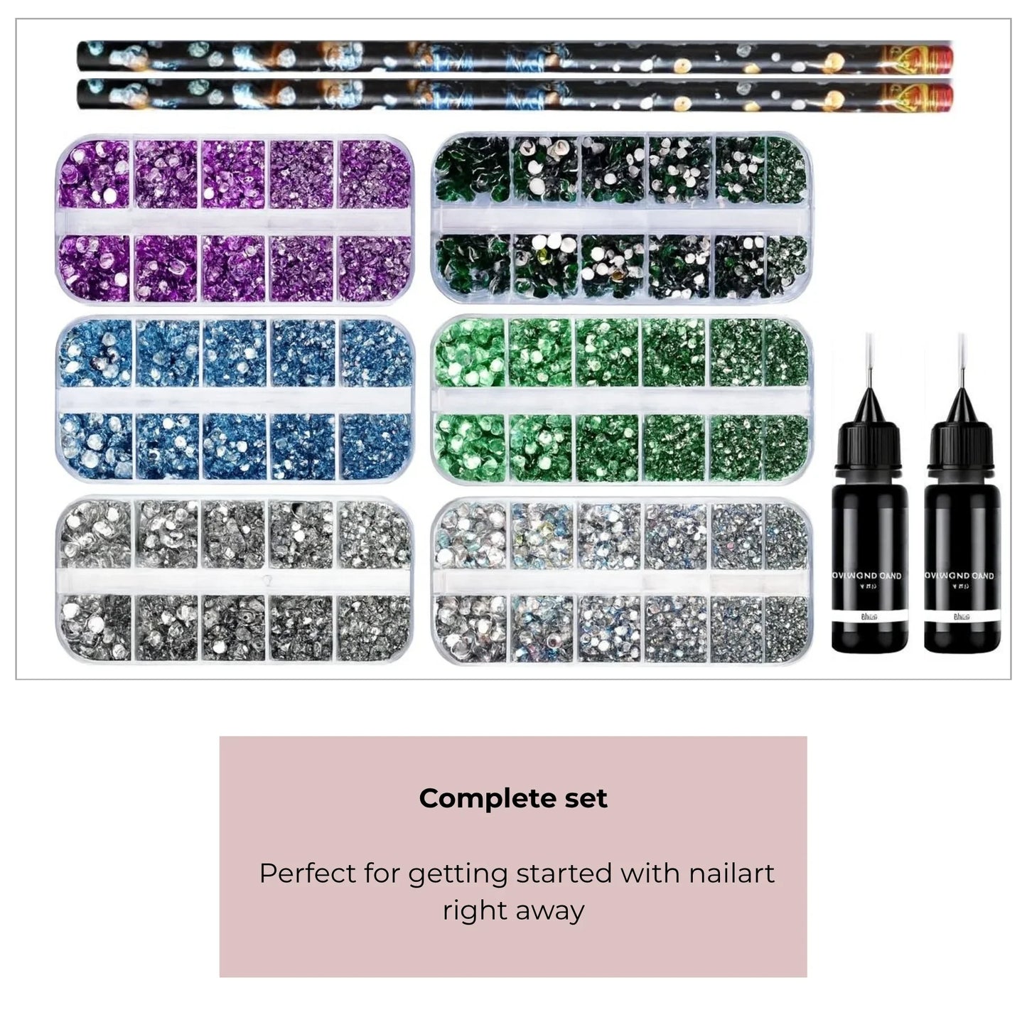 Strass - Set - 10 pièces