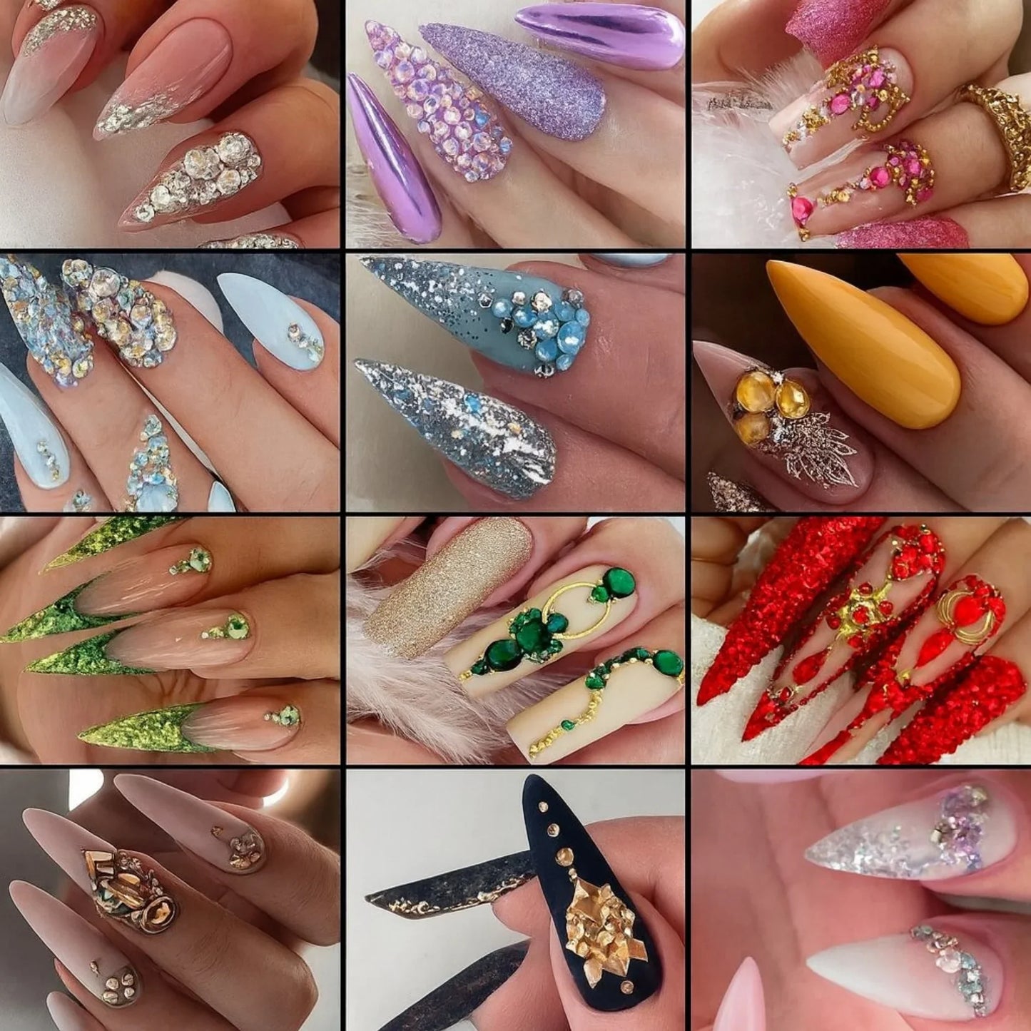Strass - Set - 16 pièces