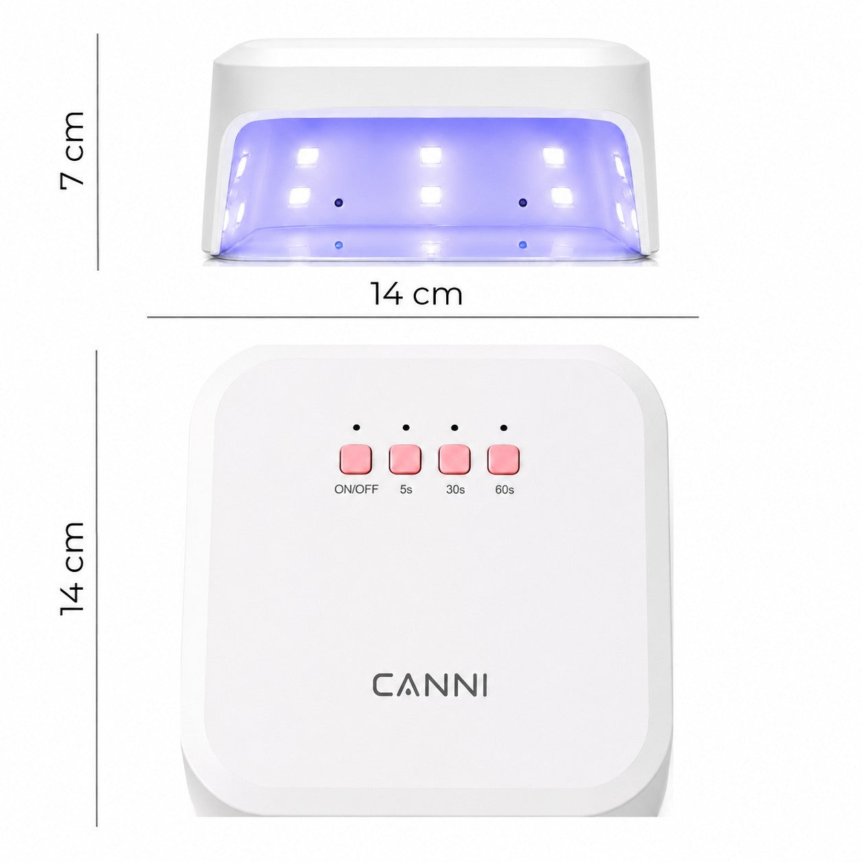 Canni - UV-/LED-lamp - 18 watt