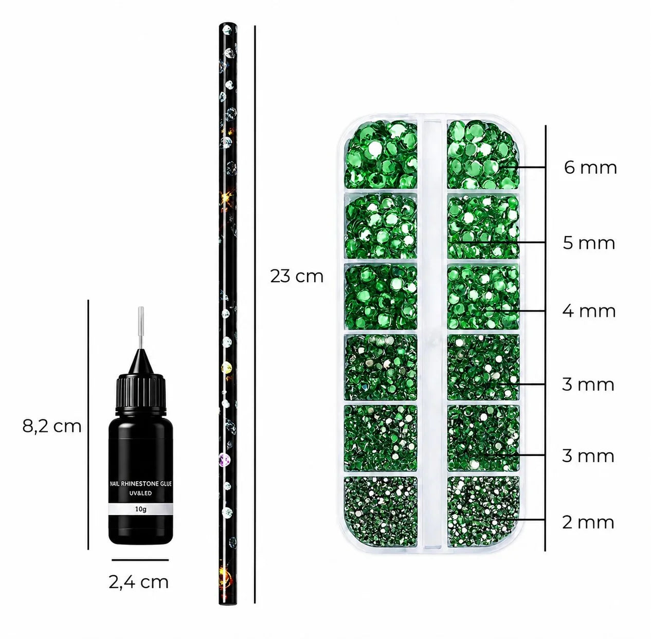 Rhinestones - Set - 3-delig