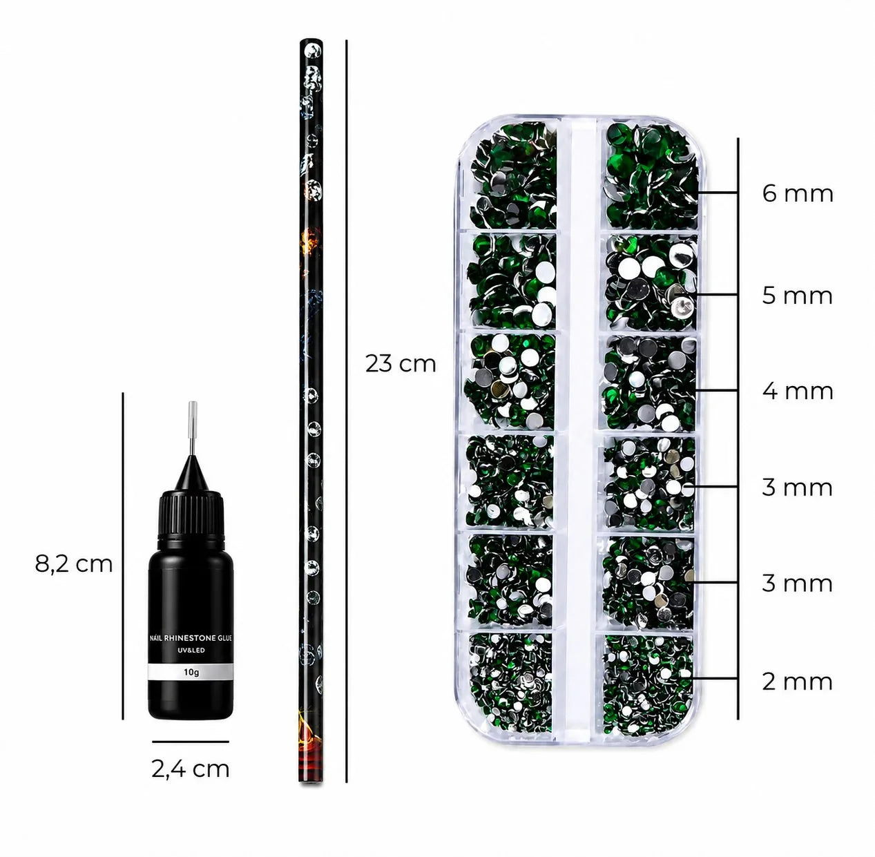 Rhinestones - Set - 3-delig