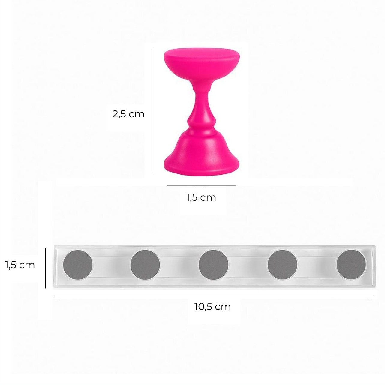 Nagelhouders - 2 stuks - 12-delig