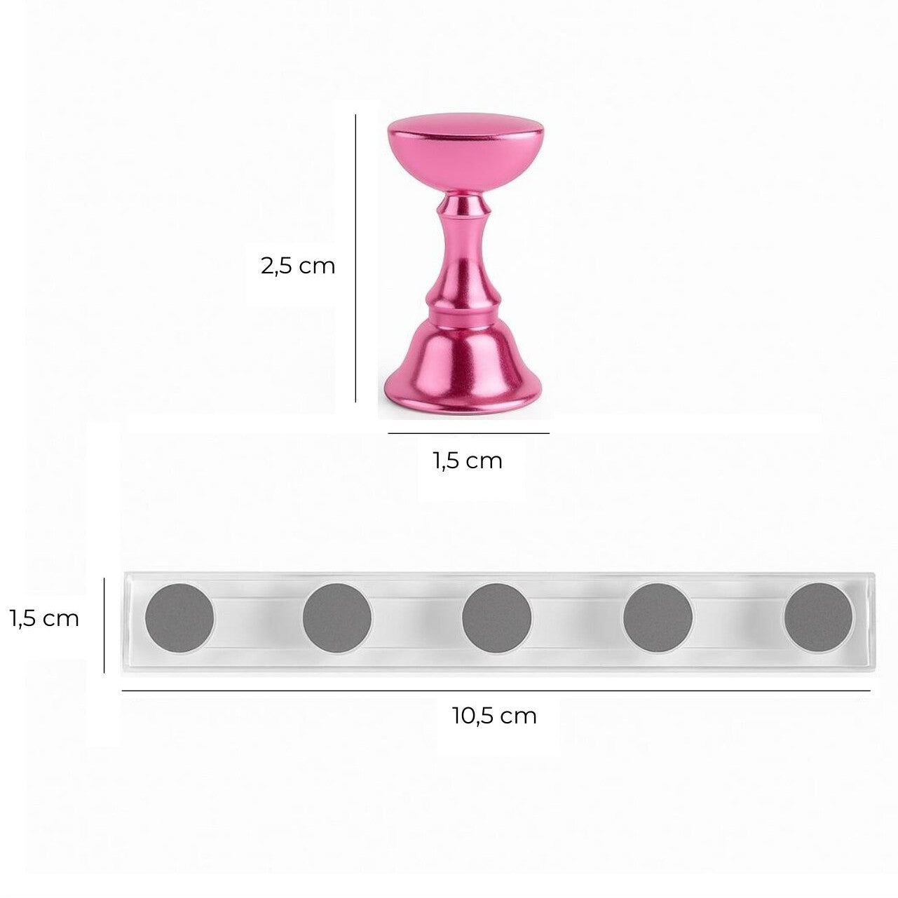 Nagelhouders - 2 stuks - 12-delig