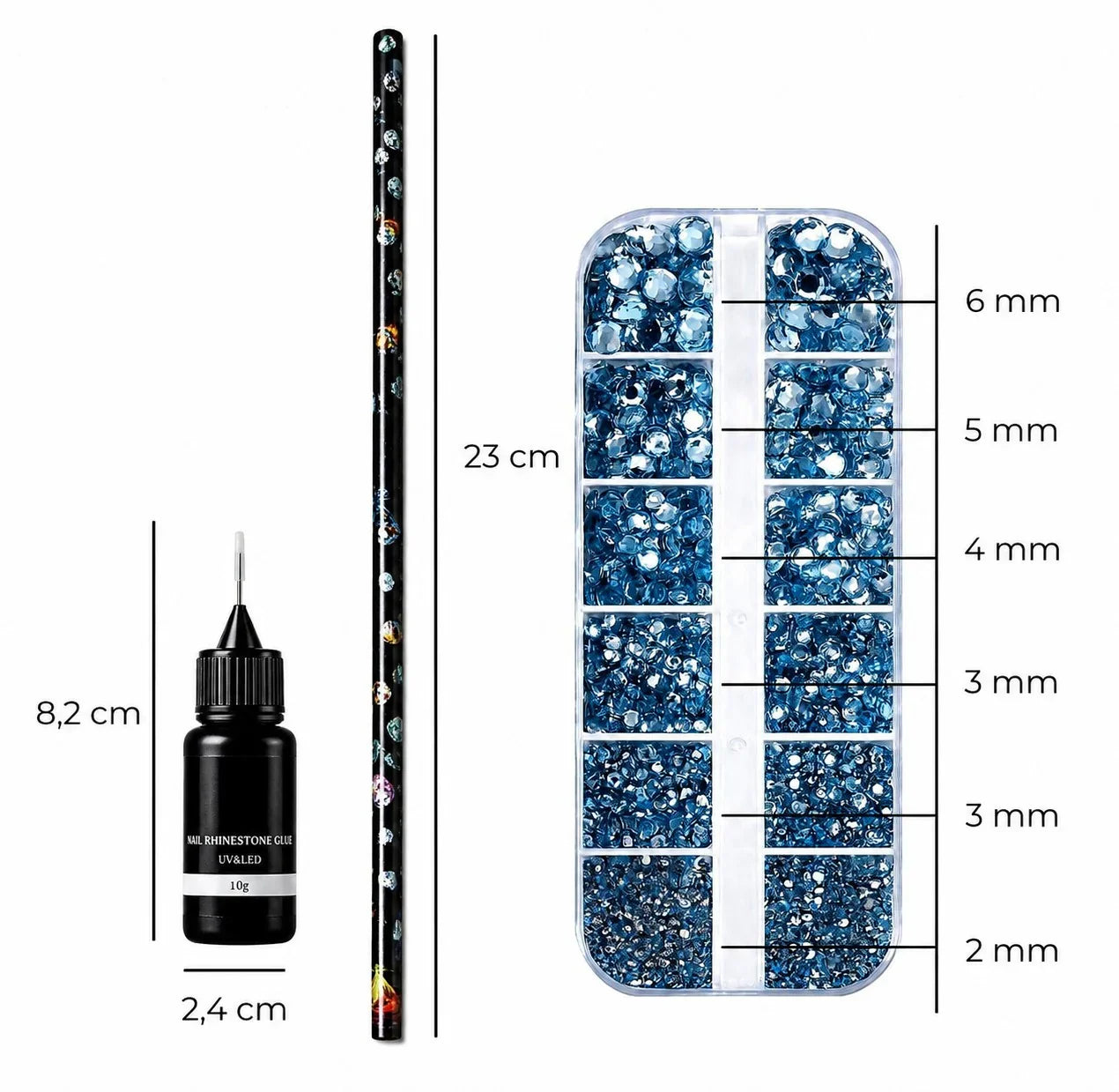 Rhinestones - Set - 3-delig