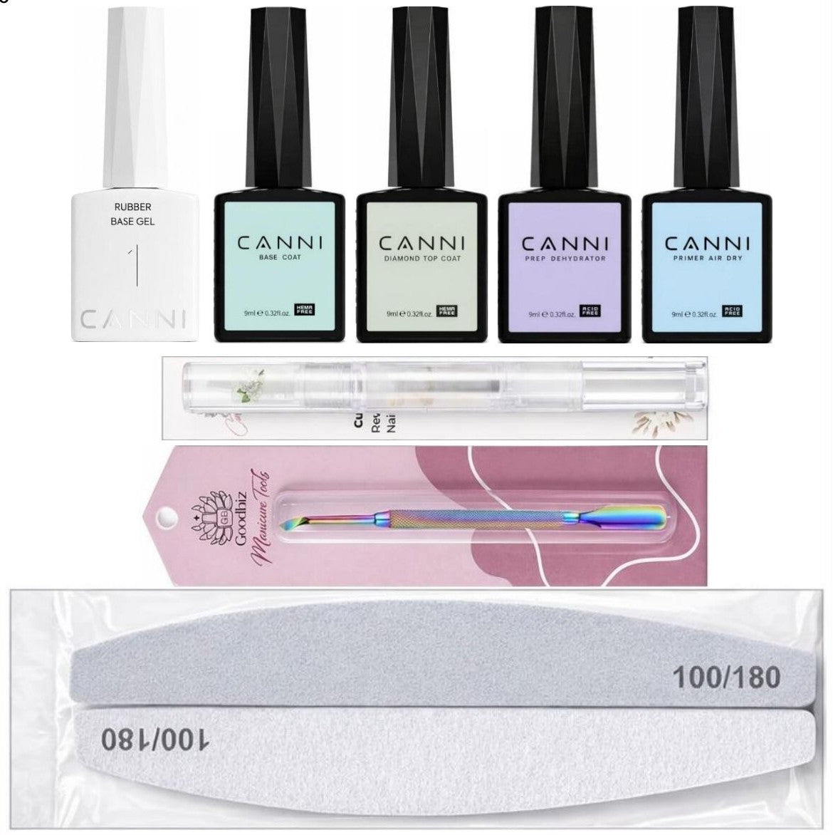 Canni - Rubberbase - Set - 10-delig