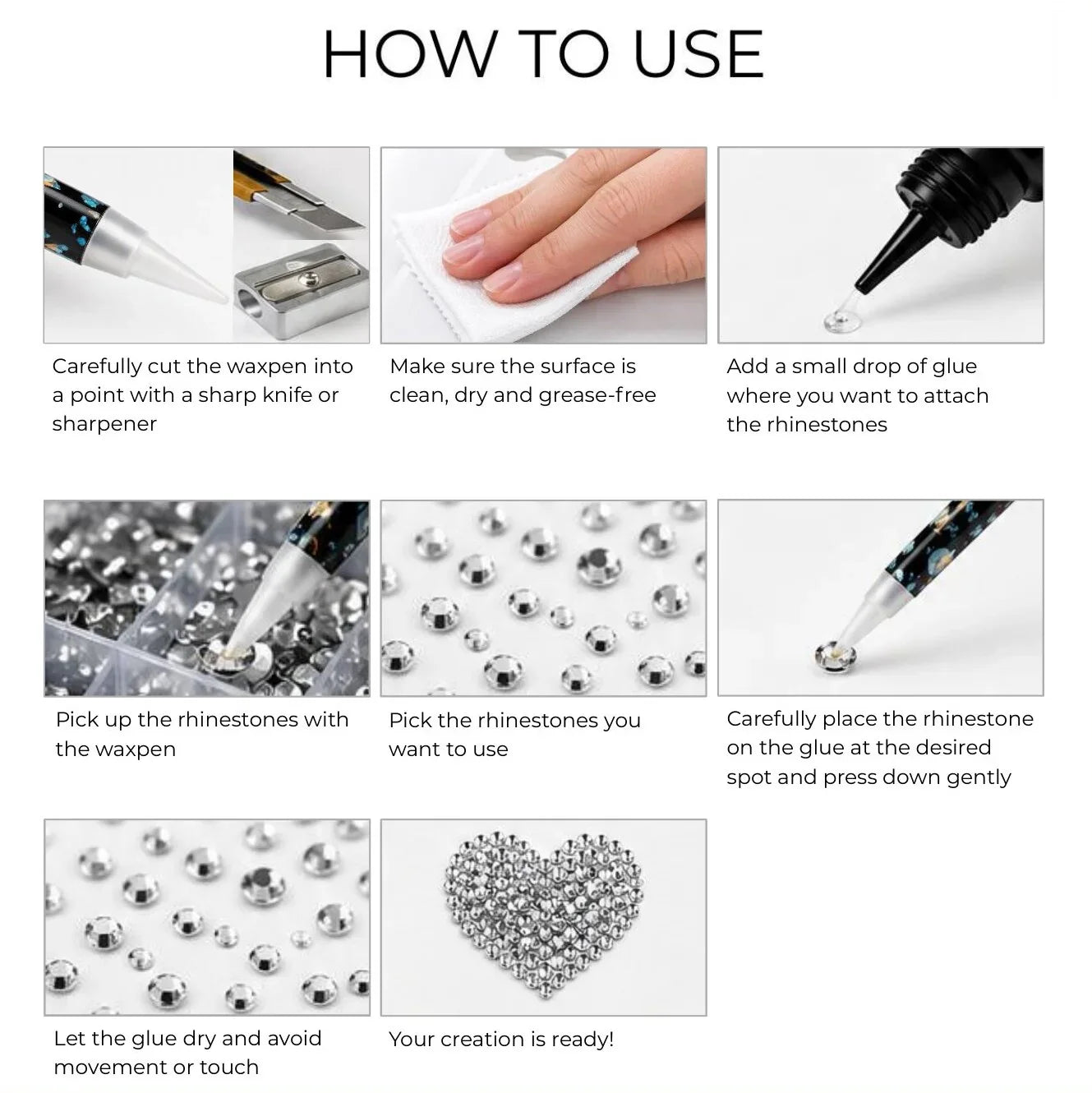 Rhinestones - Set - 3-delig