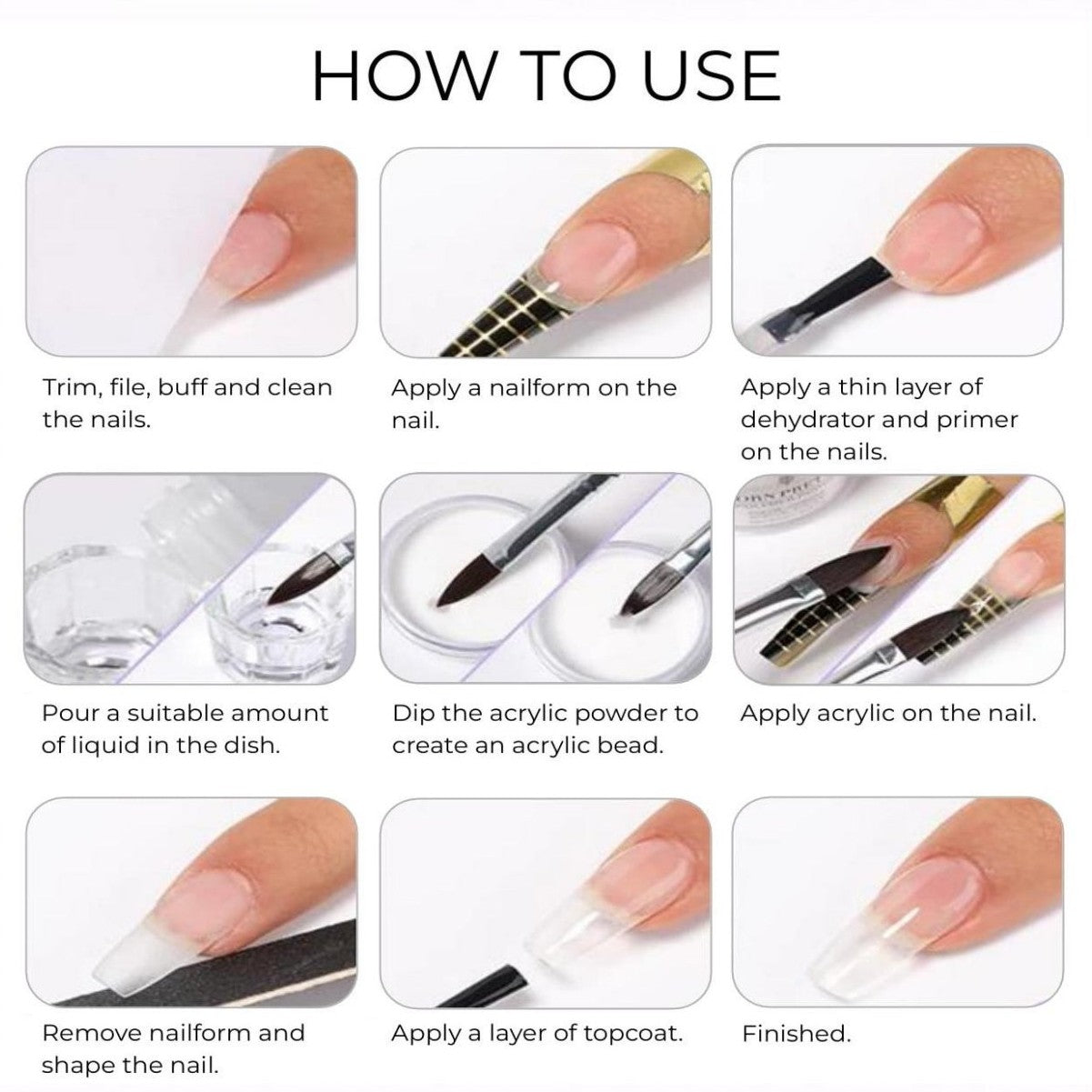 Born Pretty - Acrylic liquid - 60 ml 