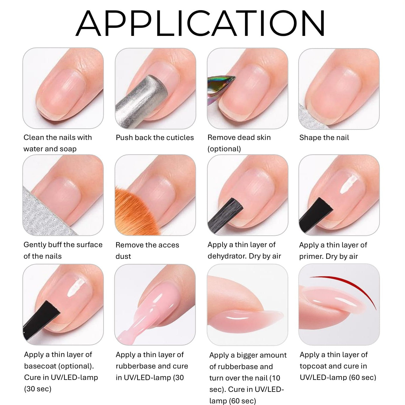 Canni - Rubberbase - 6 stuks - 10 ml