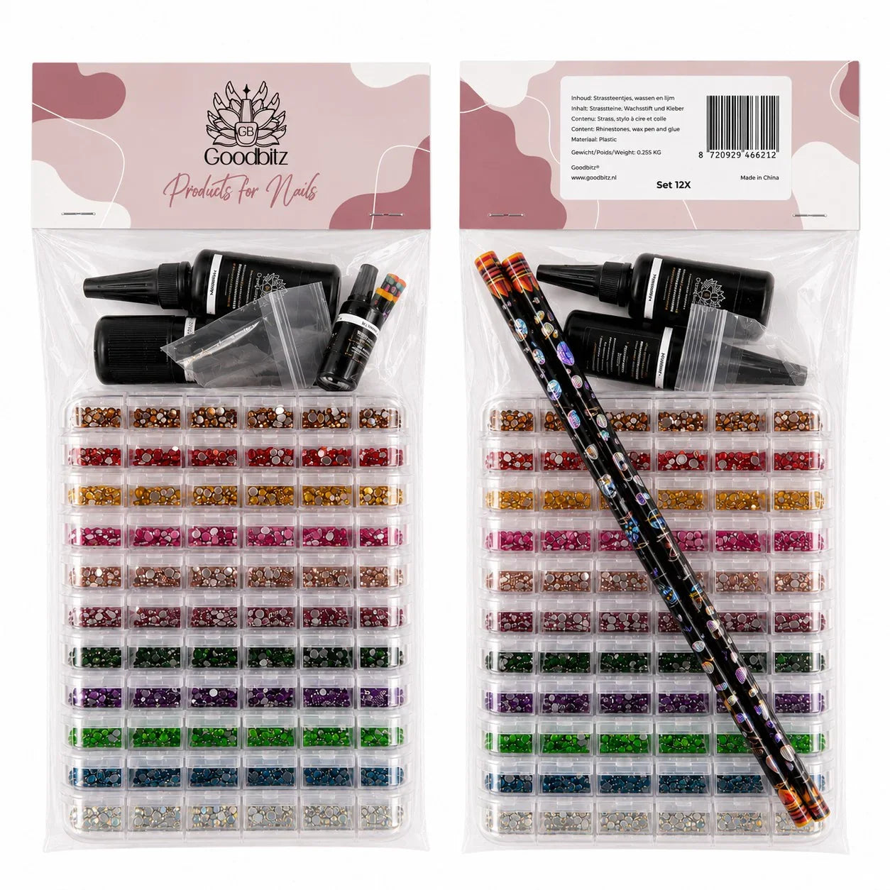 Strass - Set - 16 pièces
