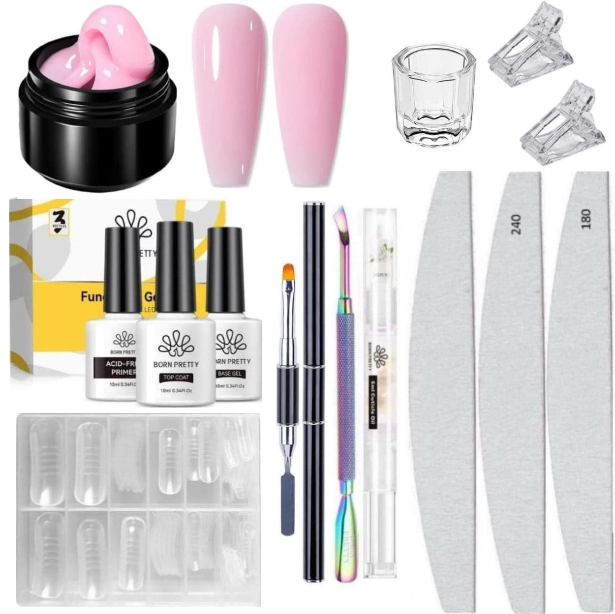 Born Pretty - Builder gel - Set