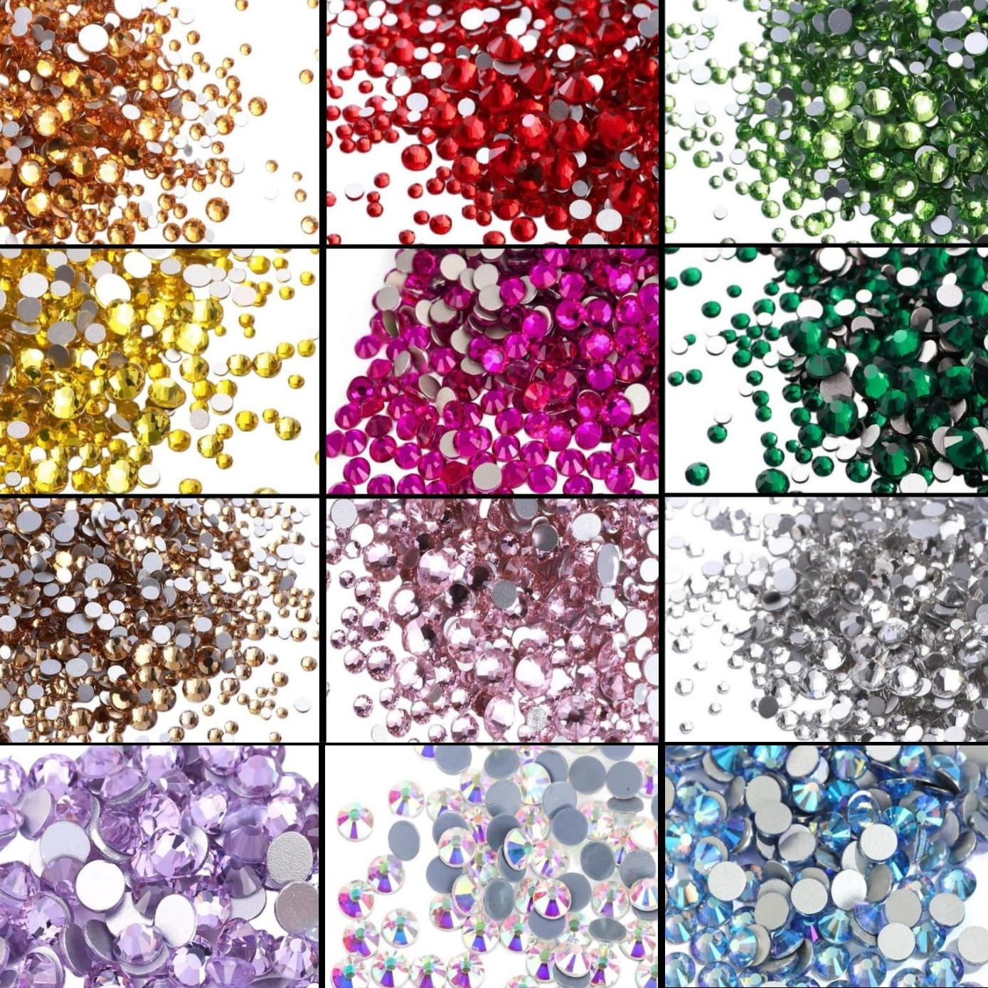 Rhinestones - Set - 16-delig