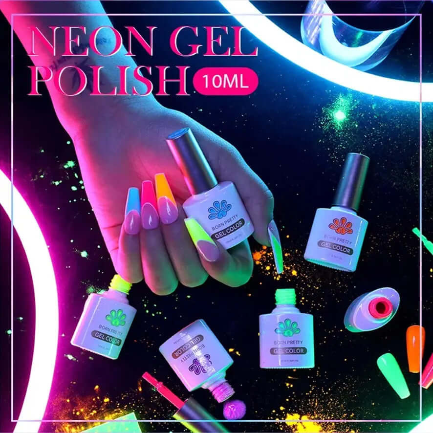 Born Pretty - Gellak set - Neon Goodbitz