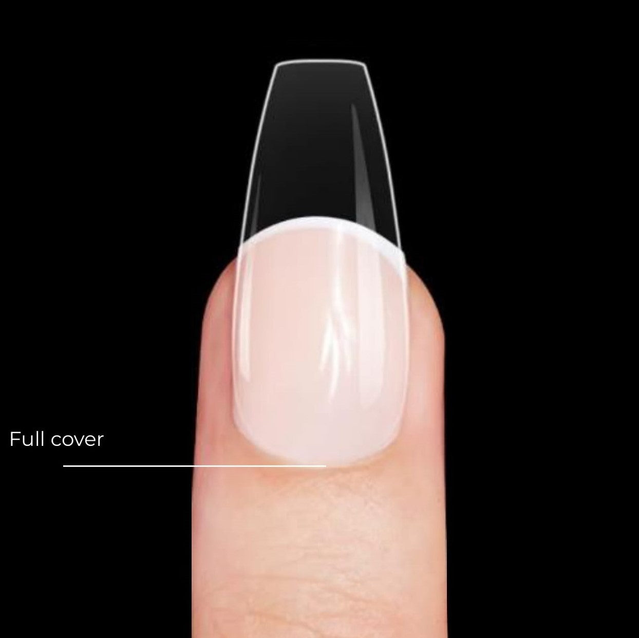 Nail tips - Oval - Full cover