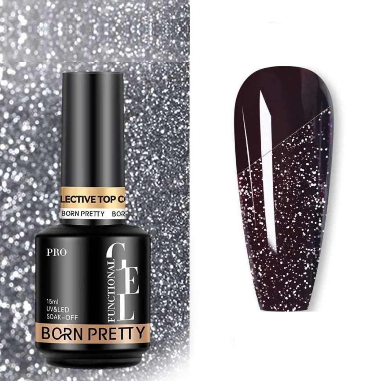 Born Pretty - Topcoat - Glitter