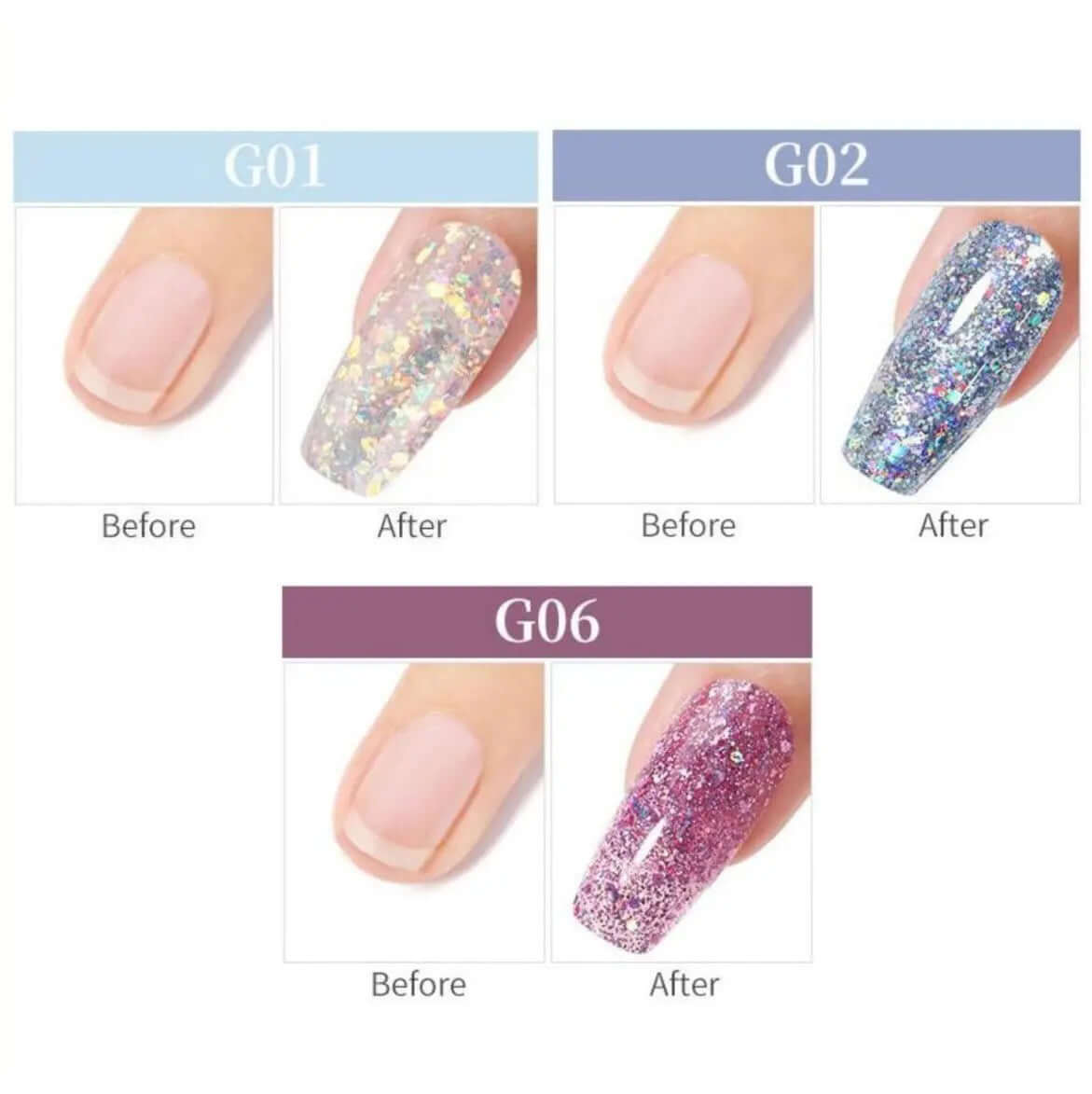 Born Pretty - Complete set Polygel nagelverlenging met accessoires - Goodbitz