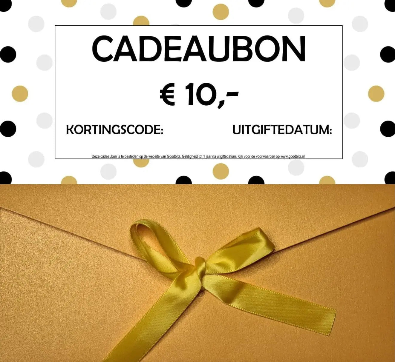 Cadeaubon € 10,- - Goodbitz