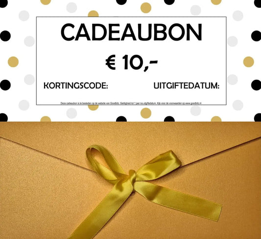 Cadeaubon € 10,- - Goodbitz