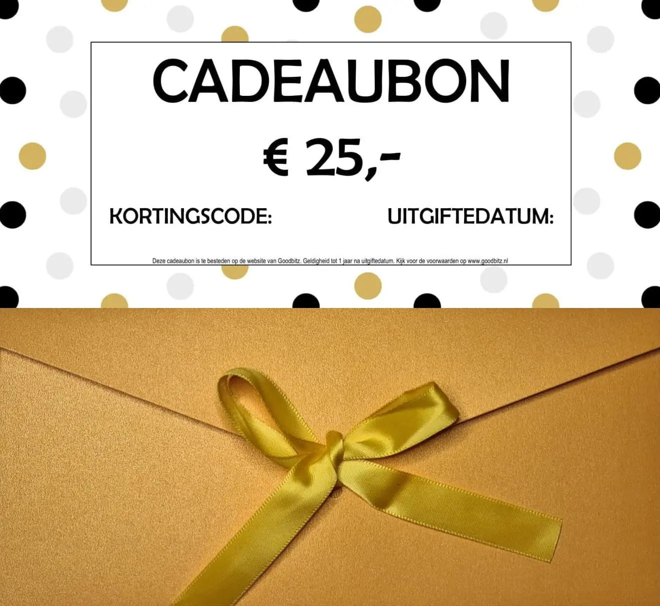 Cadeaubon € 25,- - Goodbitz