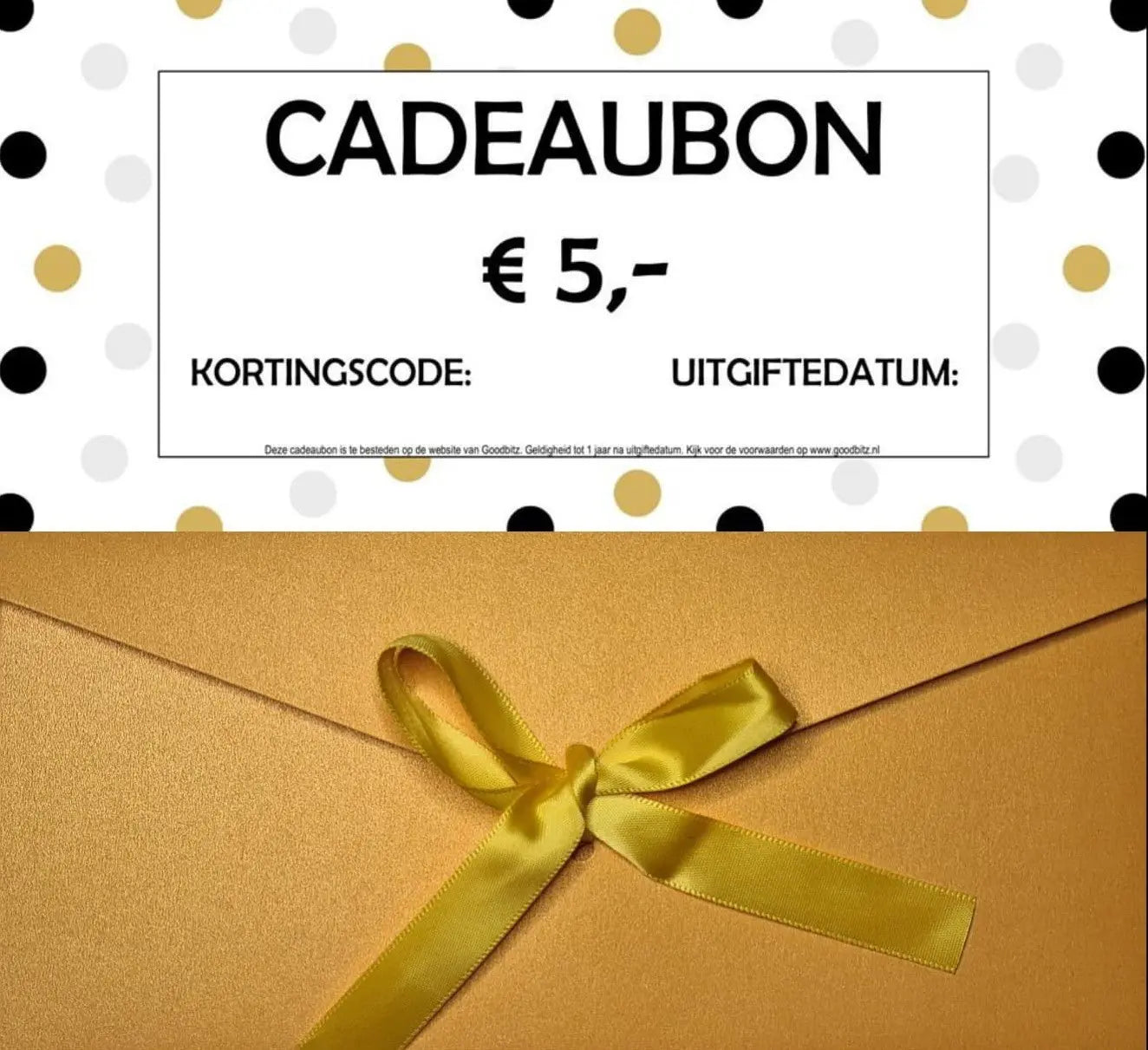 Cadeaubon € 5,- - Goodbitz