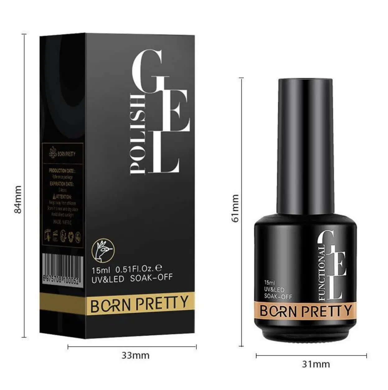 Gellak remover en nagelriembeschermer - 2 x 15 ml - Goodbitz