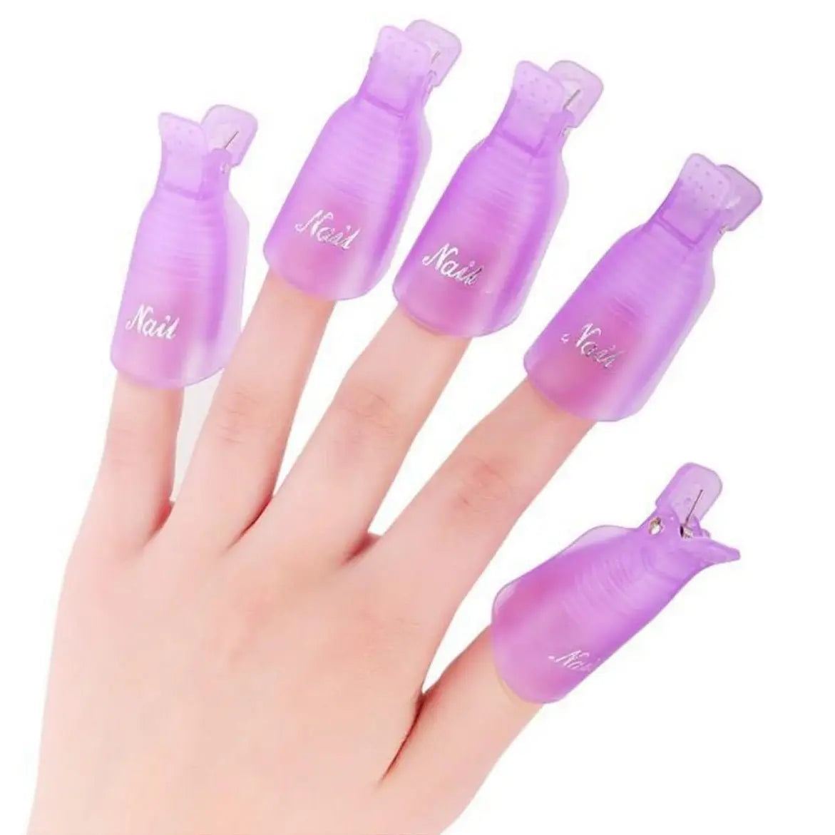 Manicureset met removal clips - Paars - Goodbitz