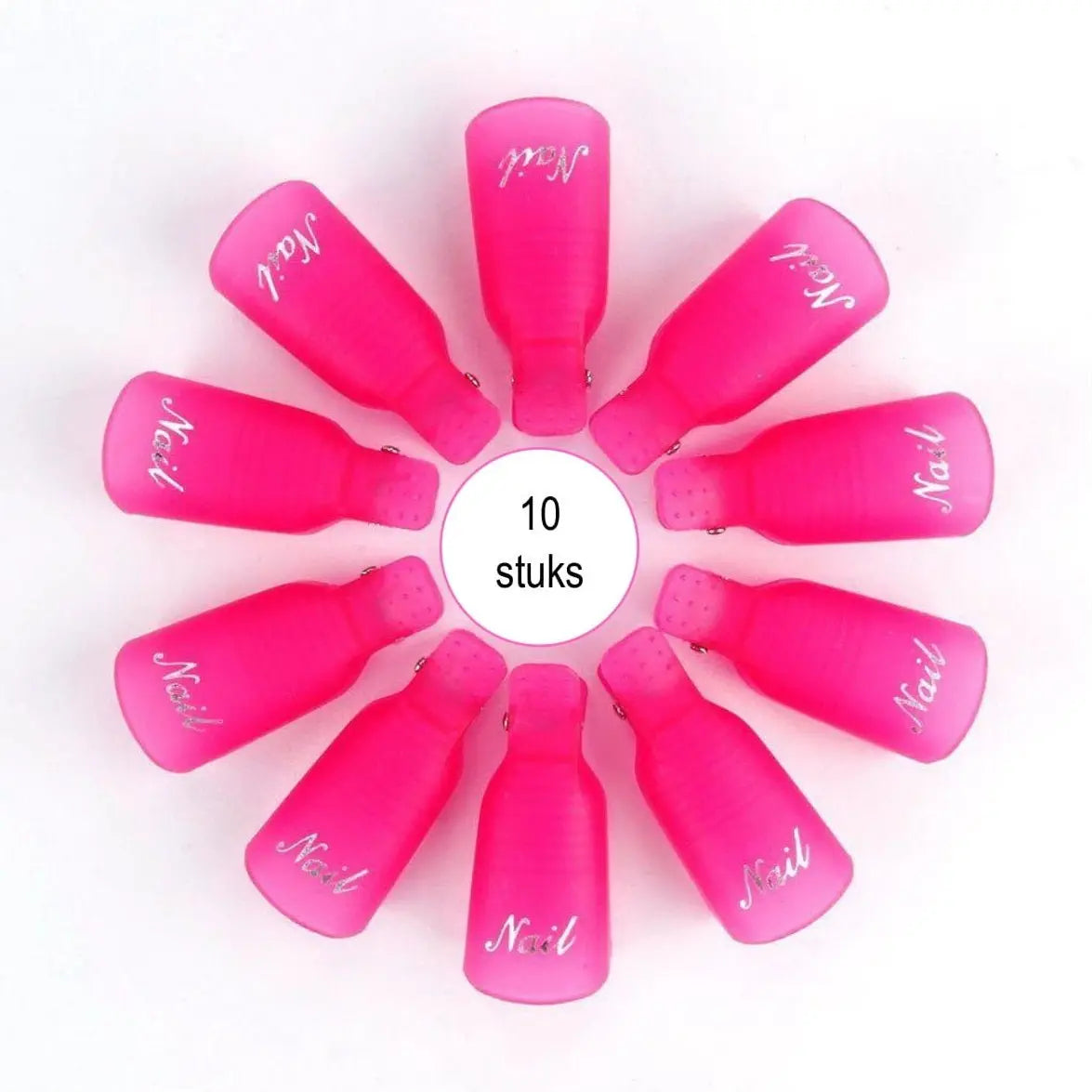 Manicureset met removal clips - Roze - Goodbitz