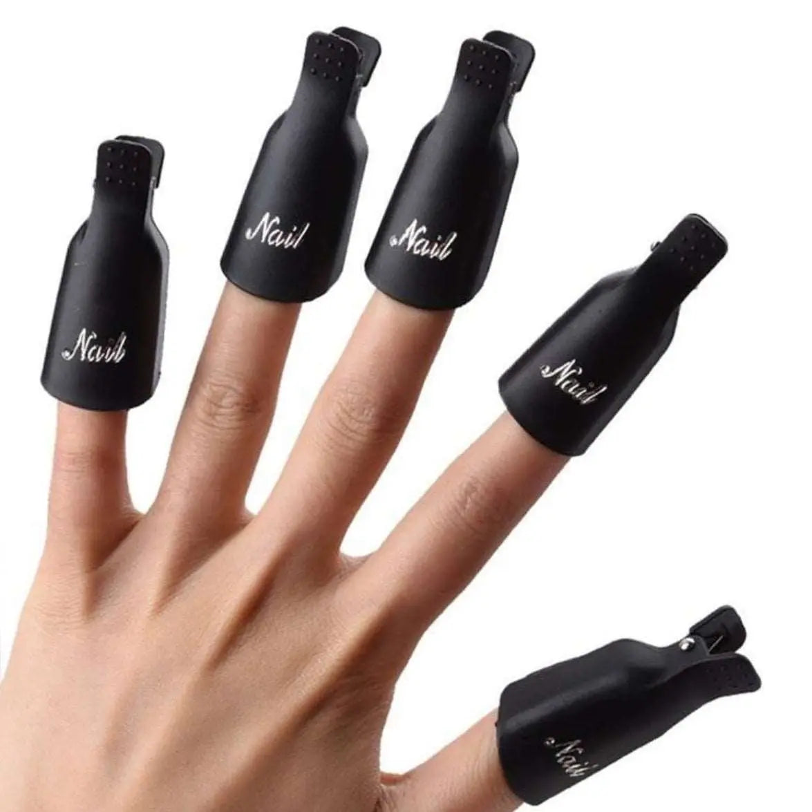 Manicureset met removal clips - Zwart - Goodbitz