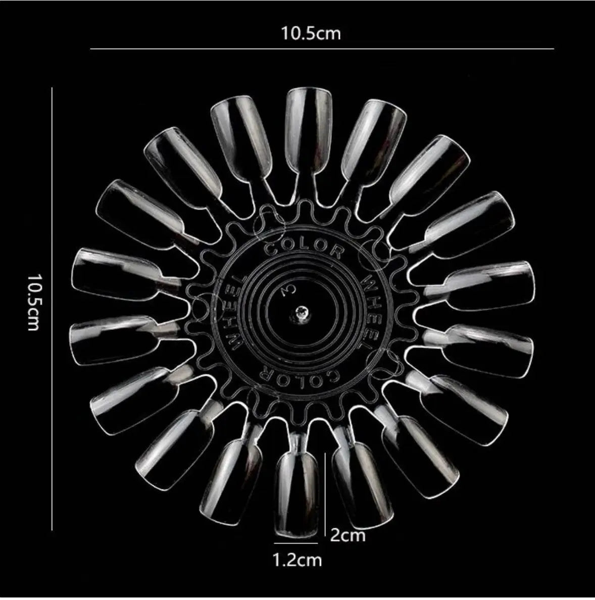 Nageldisplay - 10 stuks - Transparant - Goodbitz