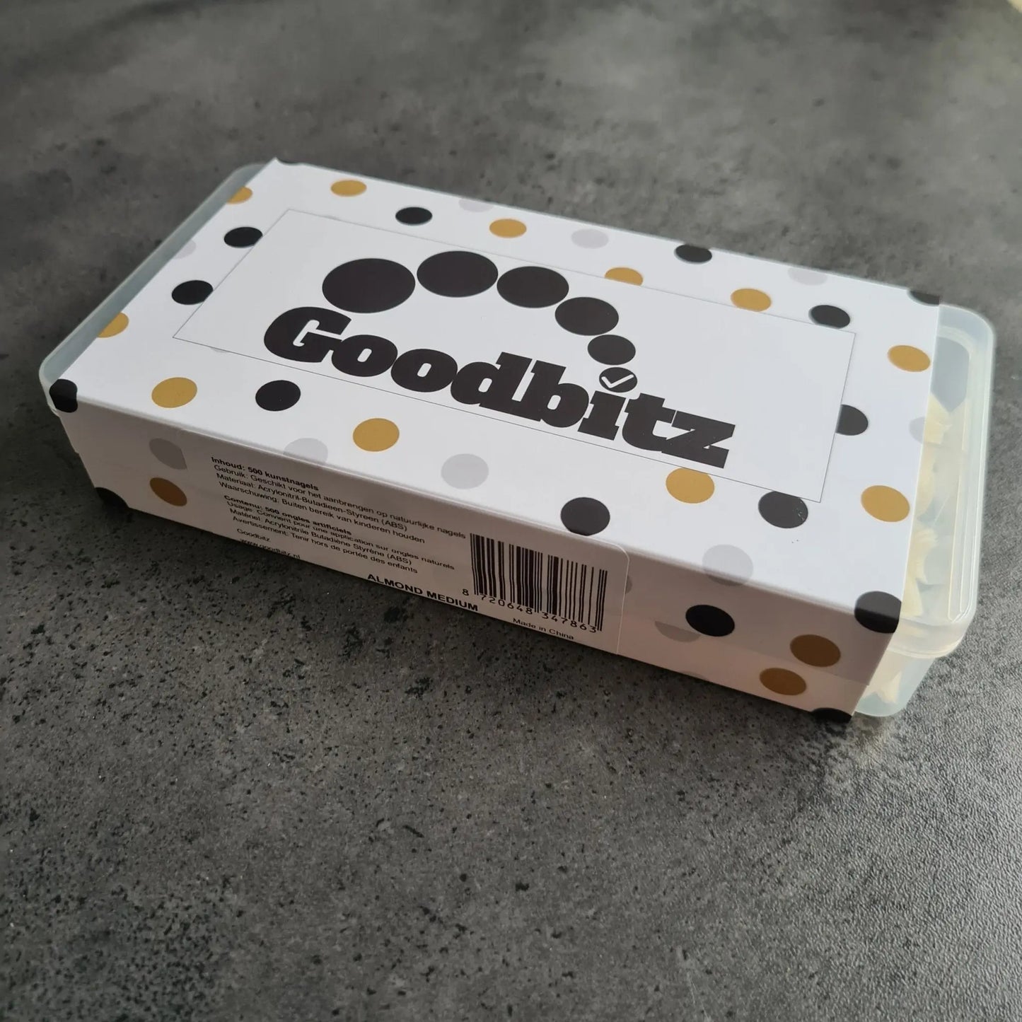 Nageltips - Almond Medium - Full cover - Goodbitz