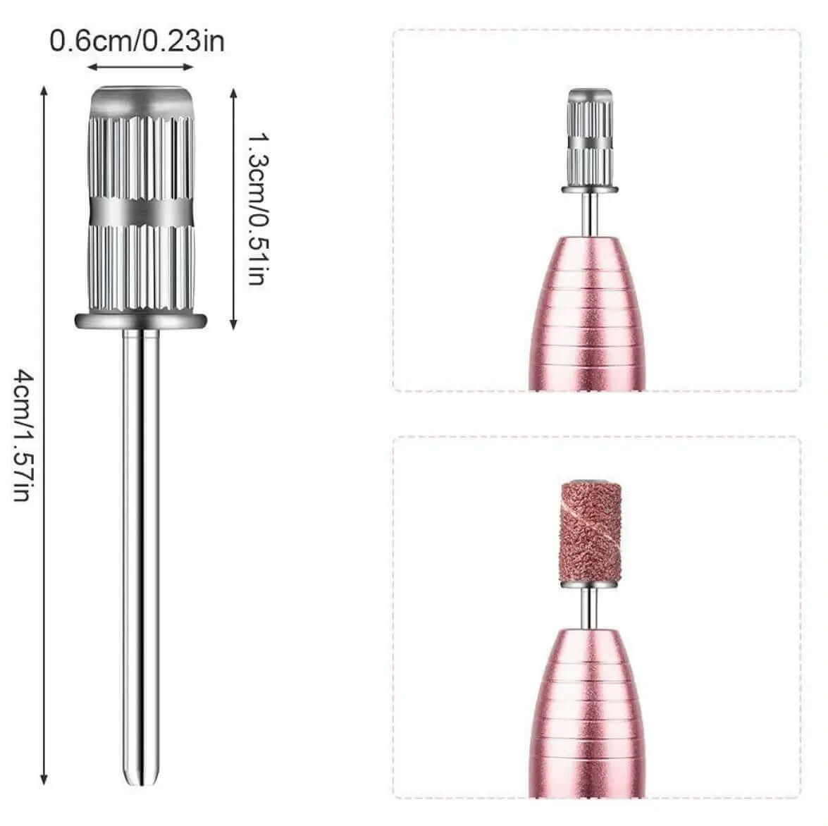 Schuurrolletjes Nagelfrees - 180 en 240 Grit - 200 stuks - Goodbitz